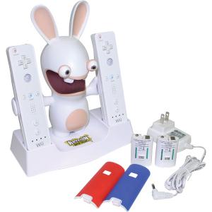 Rayman Raving Rabbids Dual Charger for Nintendo Wii
