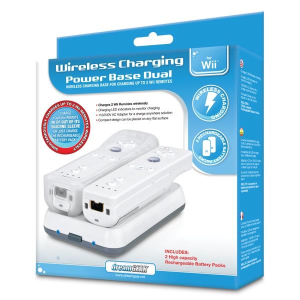DreamGear Wireless Charging Power Base Dual for Wii DGWII1178